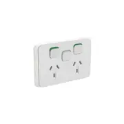 Clipsal Iconic Series Cover Frame - 3 Switches & 1 Sockets - 10 A - Horizontal - Cool Grey - 3025XC-CY