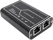WAZIJ Gigabit POE Extender 2 Port 1000M Network Switch Repeater 30W IEEE802.3Af/at Plug&Play for PoE Switch NVR IP Camera