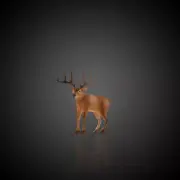 2PC Miniatures 1:64 Scale Red Santa Claus Elk Deer Christmas Figures Model