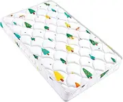 Baby Bassinet Mattress 29 x 18 inches- Firm Support and Comfort Premium Foam,Noiseless and Odorless,Hypoallergenic Small Crib Mattress, Fits Moses Basket, Dual Sided with Soft Breathable Fabric