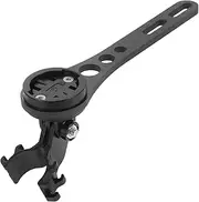 ibasenice 1 Set Carbon Fiber Bike Computer Mount Sturdy Cycling Computer Holder for Easy Installation Compatible with Action Cameras for Mountain and Road Biking