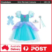 Girls Mermaid Dress Costume Kid The Little Mermaid Princess Dress Up Book Week