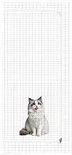 Cat Screen Door Barrier Indoor | Anti-Cat Scratch Mesh Door | Thickened Barrier Net with Zipper Closure, Pet Supplies for Living Room Kitchen Bedroom