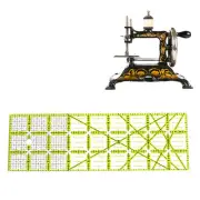 Acrylic Quilting Patchwork Ruler Grid Lines Non-Slip Sewing Craft 3mm Thickness