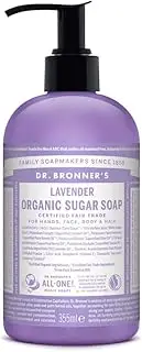 Dr. Bronner's 4-in-1 Lavender Organic Sugar Liquid Soap 355 ml