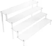 OSOLADY Acrylic Cake Stand Risers Cupcake Display Perfume Holder Multi-layer Dessert Shelf for Birthday Events