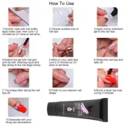 UV Gel Painless Nail Builder Extension Acrylic Nail Art UV Tips Glue Nude Pi GS0