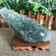 833g Natural green fluorite quartz crystal cluster sample Mh623