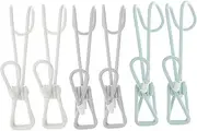 Alipis 6 Pack Portable Home Clothespin Plastic Quilt Fixing Clips Windproof Clothes Pegs Quilt Fixing Clothespins for Daily Use