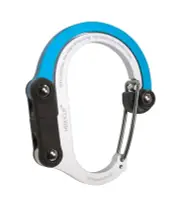 Gear Aid Clip Hang Carabiner Medium - Blue Steel