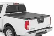 Rough Country Hard Tri-Fold Flip Up Bed Cover 5' Bed for Nissan Frontier 05-21