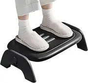 Foot Rest for Under Desk at Work, with Foot Massage Roller, Adjust The Tilt Angle and Height Under Desk Footrest, Chair Footrest for Leg Pain Relief, Work from Home Massage Decompression Foot Rest