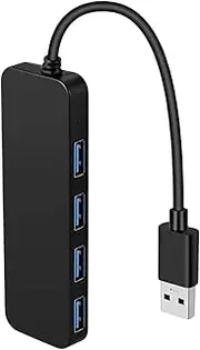 USB Port Expander - USB Port Expander | Plug and 4-Port USB Splitter USB Expander for PC, Flash Drive, and