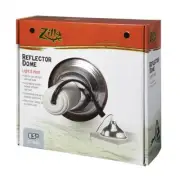 Zilla Reflector Dome Silver 8.5IN Reptile Terrarium Lamp Light
