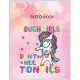 SketchBook: Tough Girls Dont Need Tonsil Removal Surgery Recovery Gift Unicorn Blank Unlined SketchBook for Kids and Girls XL Marp