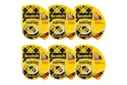 Scotch 237 Double Sided Tape On Dispenser 19mmx7.6m 6 Pack