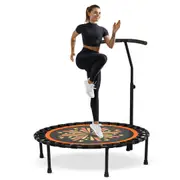ADVWIN 50-inch Mini Trampoline Fitness Rebounder for Adults and Kids Max Load 150kg