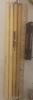 2 NEW 2BN Wedgie PowerBand VCS & JUPITER 2B Wood Tip Drum Sticks Hickory Sleeve