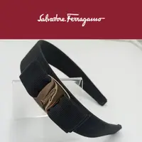 在飛比找蝦皮購物優惠-二手真品 Salvatore Ferragamo 髮箍 F1