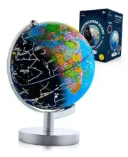 Illuminated Globe for Kids Learning- Globes of the World with 7.2" Diameter