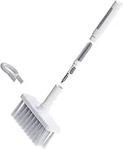 Hagibis Cleaning Soft Brush Keyboard Cleaner 5-in-1 Multi-Function Computer Cleaning Tools Kit Corner Gap Duster Keycap Puller Remover Multi Brush for PC Laptop Airpods Pro Camera Lens (Grey)