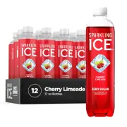 Sparkling Ice Cherry Limeade Sparkling Water Zero Sugar Flavored Water