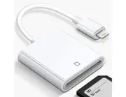 Sd Card Reader, Apple Lightning To Sd Card Camera Reader Adapter Compatible With Camera