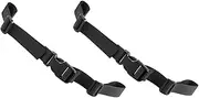 Adjustable Back Straps Rig Small Back Open Ended Zip Pouches Belt Buckle Chest Strap for Back Belt for Back Add Back Chest Belt Pull Nylon Black
