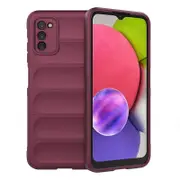 For Samsung Galaxy A03s (164.2 x 75.9 x 9.1mm) Flexible TPU Phone Case Rugged Back Cover