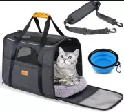 Dog Carrier Pet Bag Folding Transport Box Medium Animal Bag Autobox Travel New
