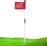 Backyard Golf Flag - Putting Green Flagstick, Fiberglass Golf Flagstick | Golf Flagstick with Portable Cup, Backyard Detachable Putting Green Golf Flags, Portable Golf Flagstick for Backyard Green