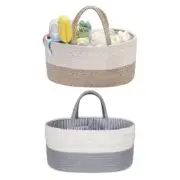 Baby Diaper Caddy Organizer Portable Nursery Storage Basket Mummy Carriage Bag