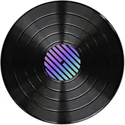 PopSockets Phone Grip with Expanding Kickstand, Backspin PopSocket, Spinning PopSockets - Backspin Retro Vinyl