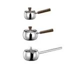Saucepan with Lid Nonstick Small Saucepan for Heating Milk Stovetop Kitchen