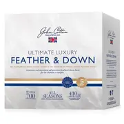 John Cotton Luxury 90/10 Hungarian Goose Down All Seasons Quilt