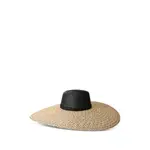 [Maison Michel] Maison Michel Straw Hat S BLACK/NEUTRALS
