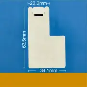 PVC Plantation Shutter Components Large Face fit L Frame With Cap