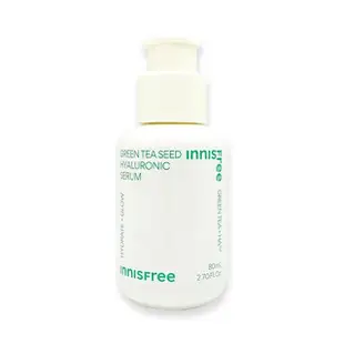 【innisfree】2024年新款 升級版玻尿酸綠茶籽保濕精華 80ml(經典補水精華_平行輸入)