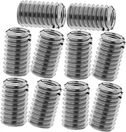 Computer Lamp Thread Repair Kit 10 Pcs Stainless Steel Threaded Sleeves External Thread Repair Tool