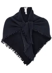 Inverni Wool-blend Shawl - Navy - One Size ONE SIZE