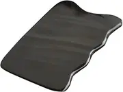 Black Wavy Massage Plate Natural Buffalo Horn Scraping Tool for Easy to Hold Skin Friendly for Neck Back Massage Friends Family