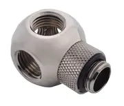 Bitspower G1/4" Black Sparkle Q Plus-Rotary IG1/4"X4 Extender [BP-BSFR-C]