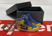 3D AJ1 Laney Basketball Sneaker Keychains Pair with Box hype gift cute