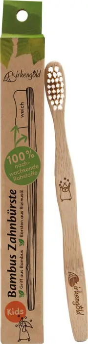 Birkengold Bamboo Toothbrush for Kids