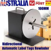 Automatic Label Tags Rewinder Machine Speed Adjustable Printer Rewinding Tool