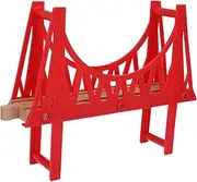 Wooden Train Track Bridge Accessories Model for Durable Wooden Railway for Home and School Play Creative Development Track Accessories for Imaginative Fun