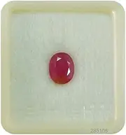 [Kirti Sales] Gems 3.42 Carat/ 4.25 Ratti Ruby (MANIKYA/MANIK/MAANIK Stone) Certified Natural Gemstone, free size, Natural Manik Gemstone manikya Loose Gemstone, Ruby