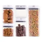Flip Top Storage Container Set of 5 Avanti Storing Organising Pantry Cupboard