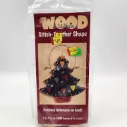 Walnut Hollow Wood And Wire Stitch-Together Shape 12985 Tree Christmas