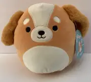 Squishmallow Ysabel The Brown Cocker Spaniel Dog 8" Plush NWT